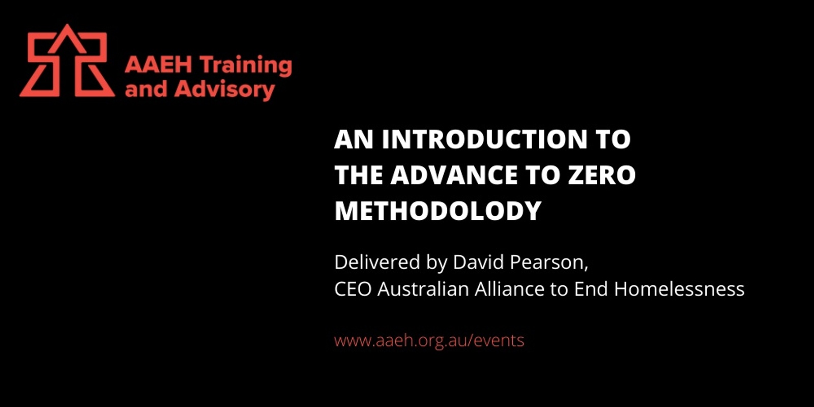 Banner image for Introduction to the Advance to Zero Homelessness Methodology