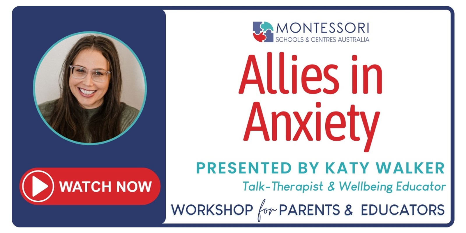 Banner image for RECORDING: Allies in Anxiety with Katy Walker