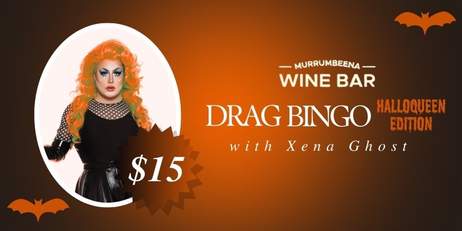 Banner image for DRAG BINGO AT MURRUMBEENA WINE BAR - HALLOQUEEN EDITION