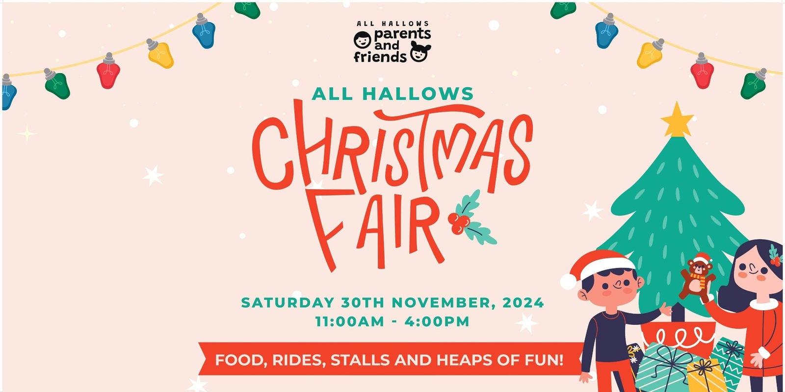 Banner image for 2024 All Hallows Christmas Fair