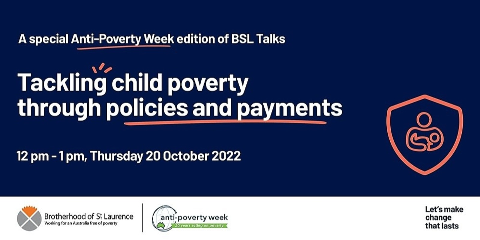 Banner image for BSL Talks: Tackling child poverty through policies and payments