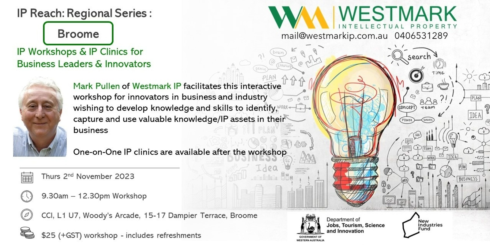 Banner image for IP Reach: Regional Series - IP workshop - Broome