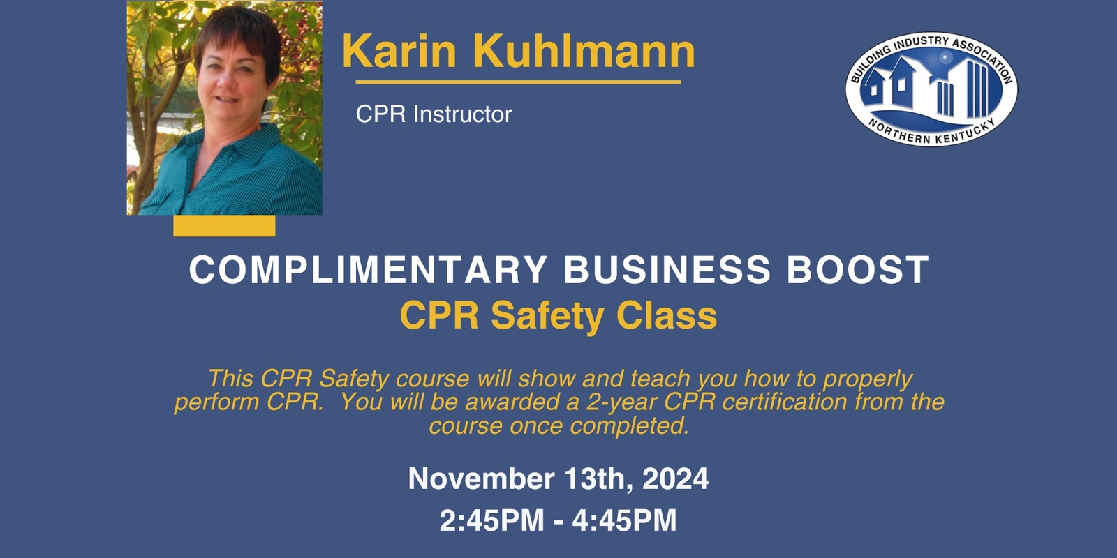 Banner image for Super CEU Day - CPR Safety Course (Nov. 13th)