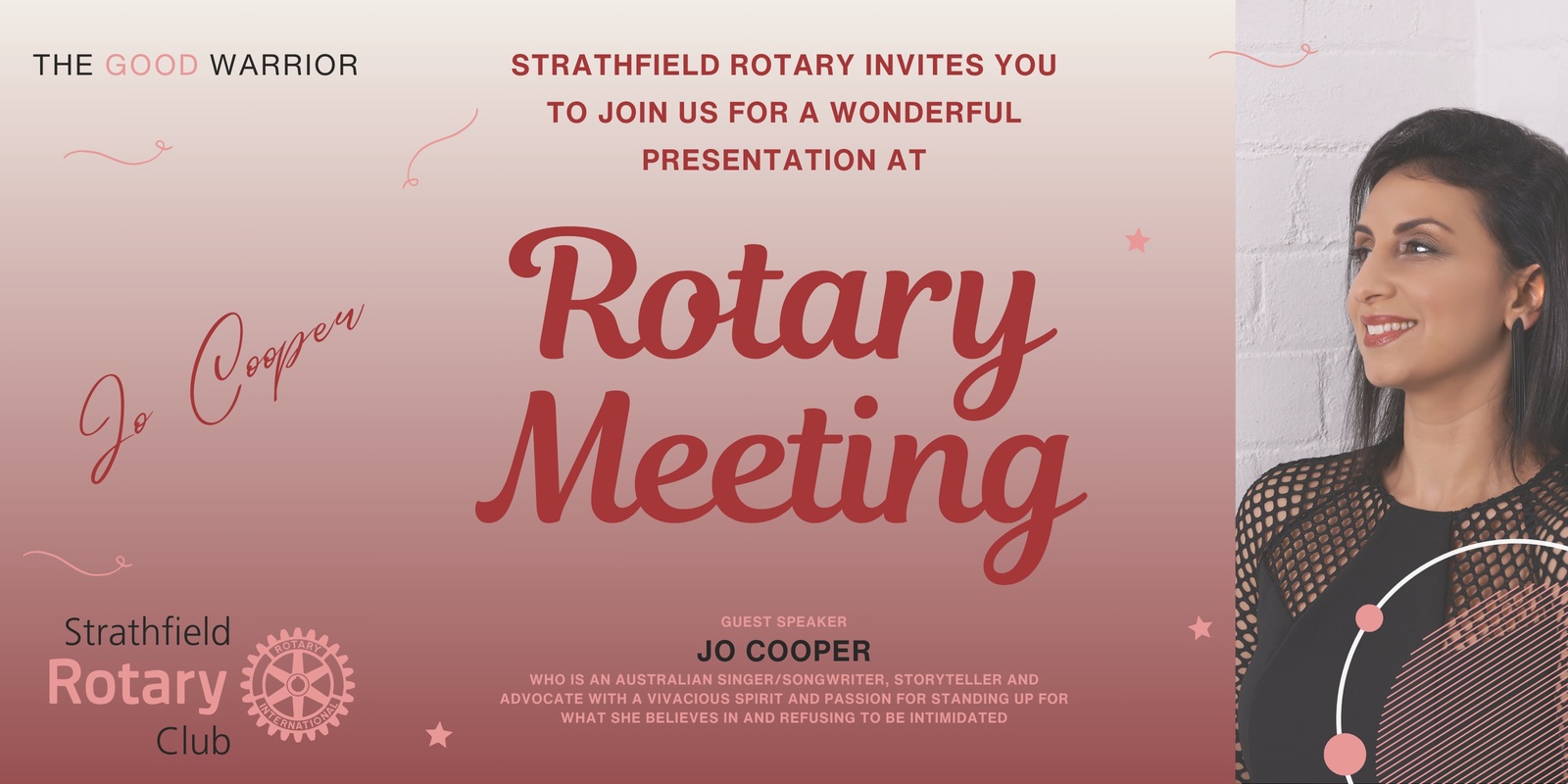 Banner image for Strathfield Rotary Meeting Night 6 November 2024