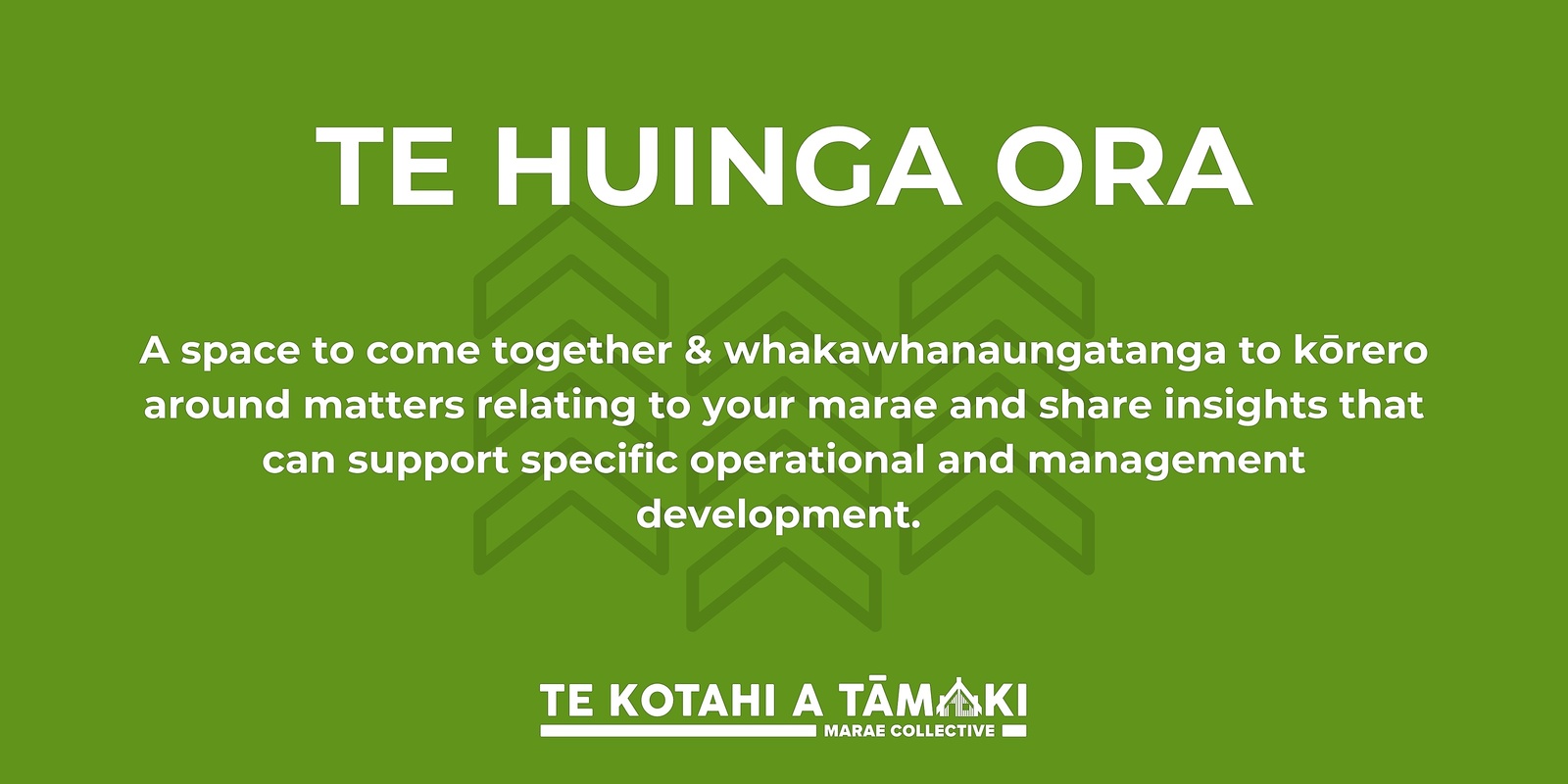 Banner image for Te Huinga Ora: Mataatua Marae