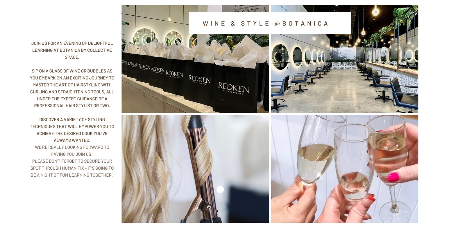 Banner image for Wine & Style @Botanica