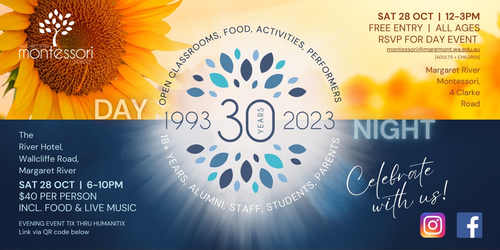 Banner image for Margaret River Montessori School 30th Year Celebration