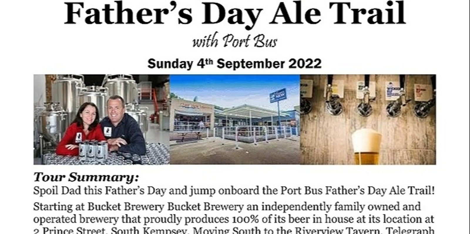 Banner image for Dad's Ale Trail