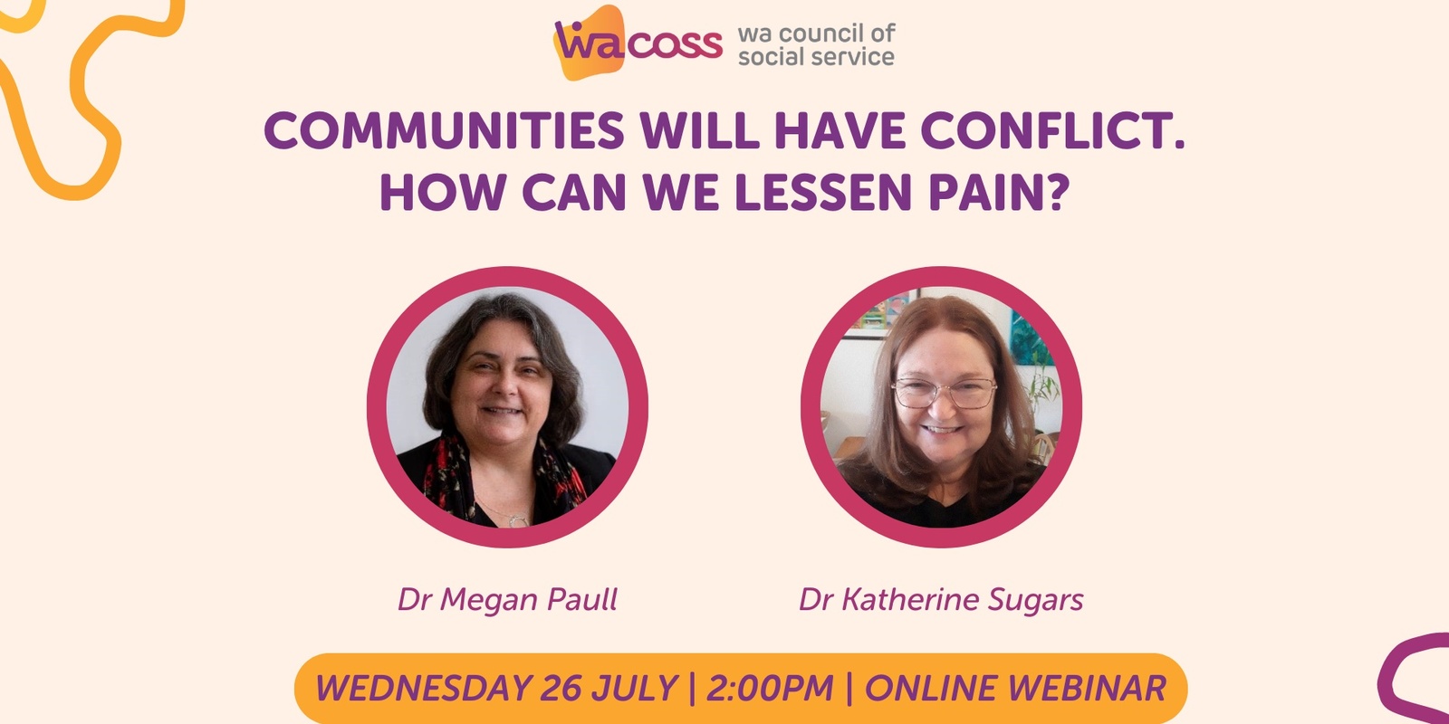 Banner image for Webinar: Communities will have conflict. How can we lessen the pain?