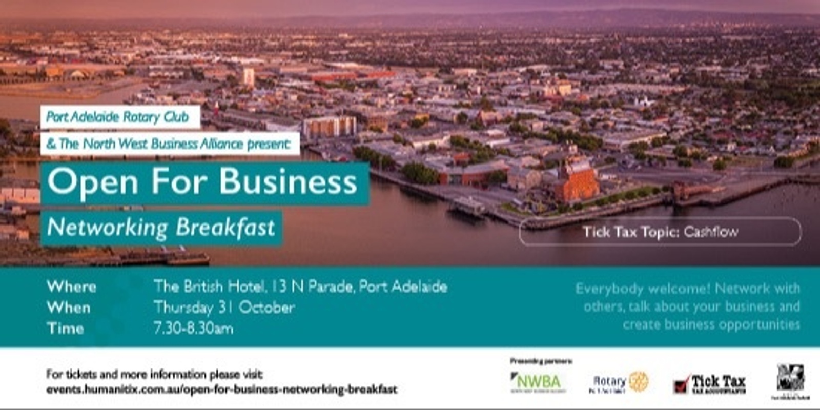 Banner image for Open For Business Networking Breakfast