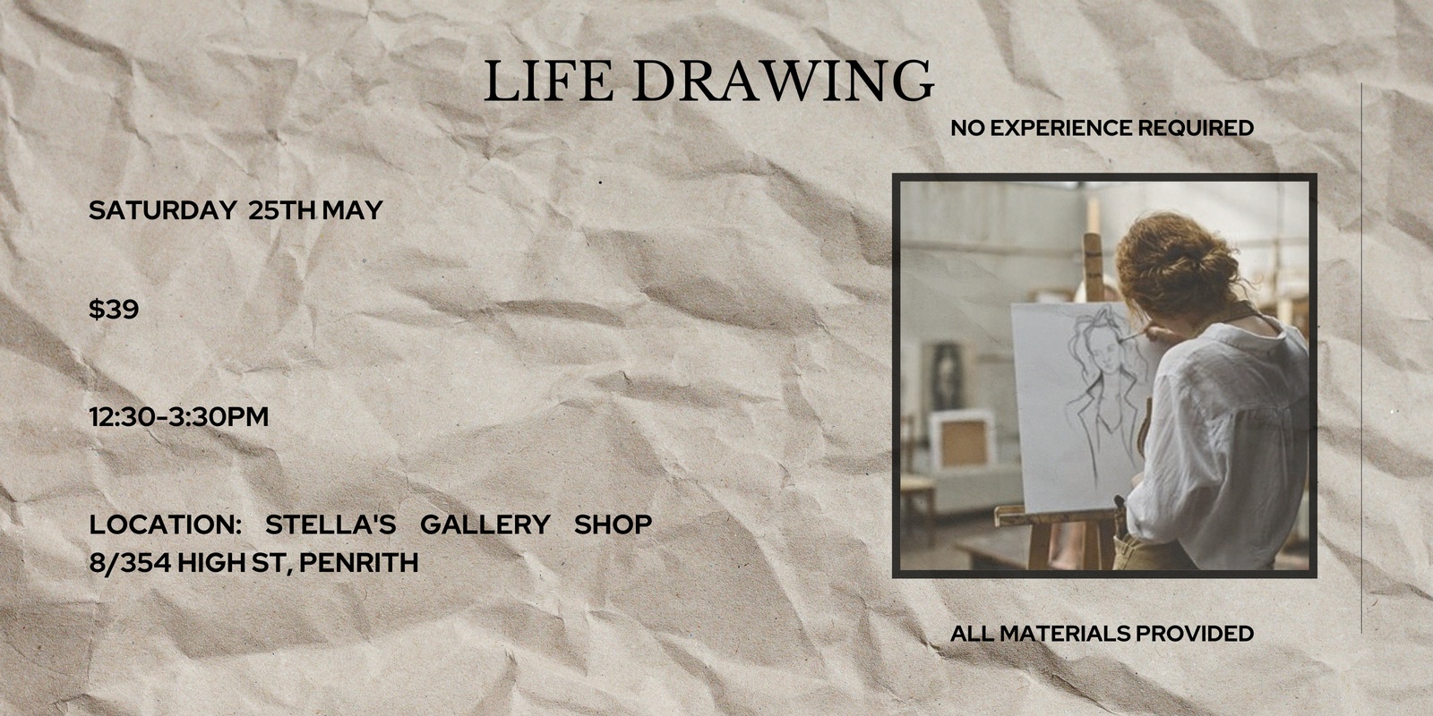 Banner image for Life Drawing 