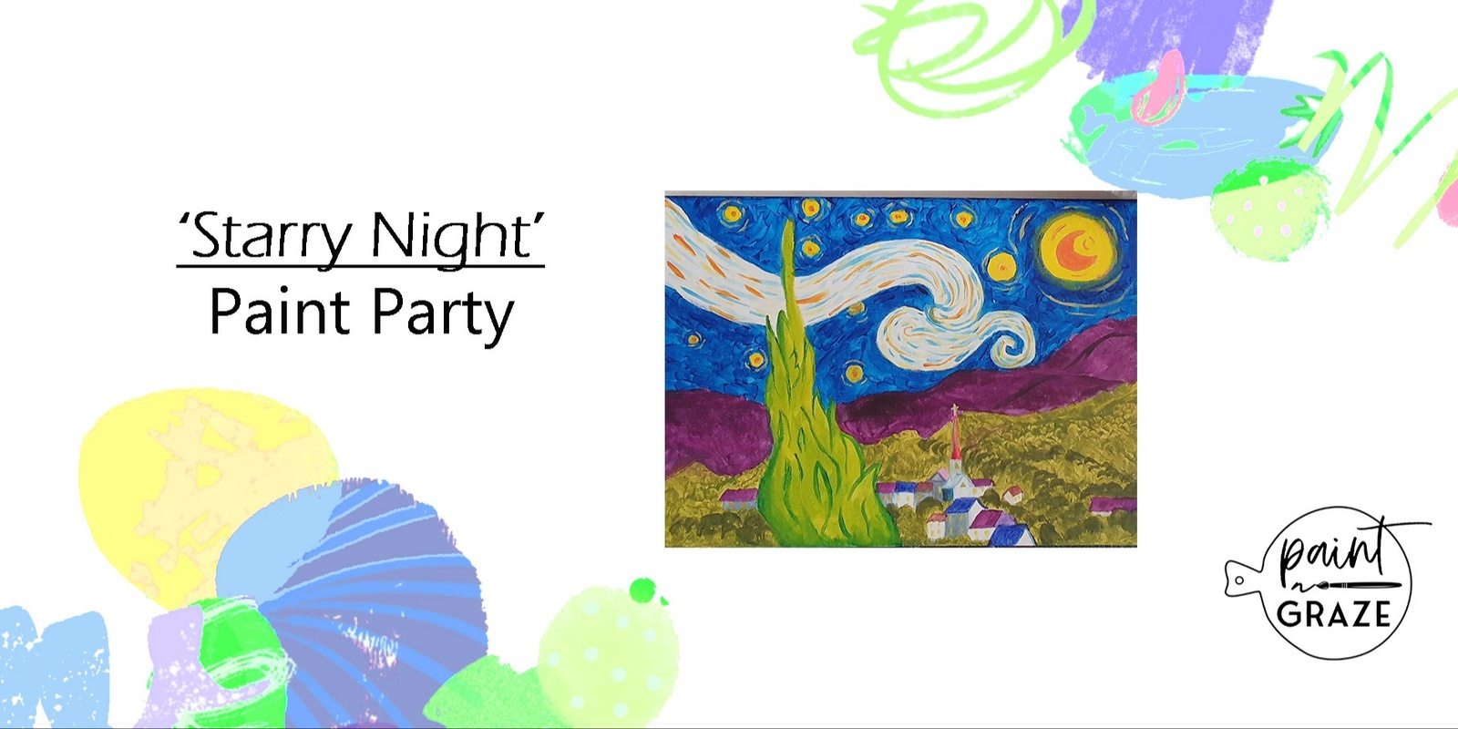 Paint Party Boxes (read descriptions below) – Starry Nite Studios