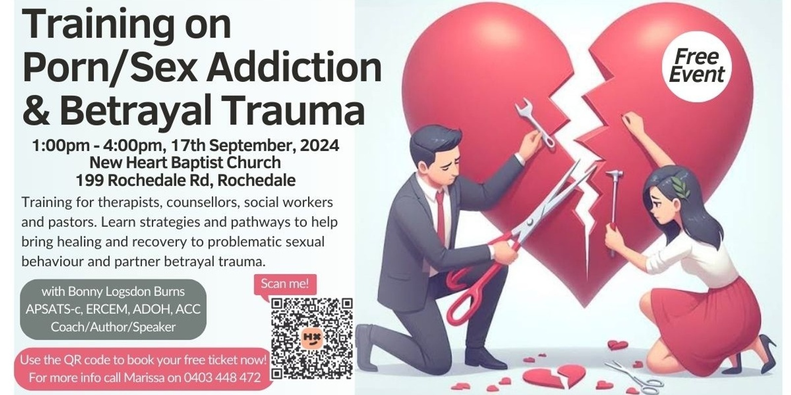 Banner image for Brisbane Training on Porn/Sex Addiction and Betrayal Trauma