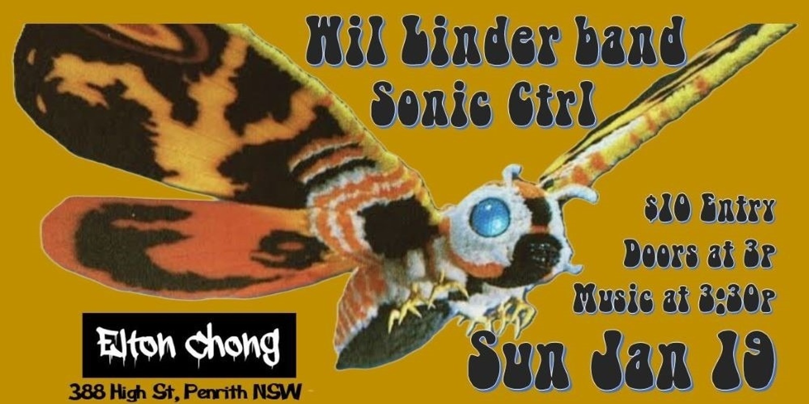 Banner image for Wil Linder Band and Sonic Ctrl