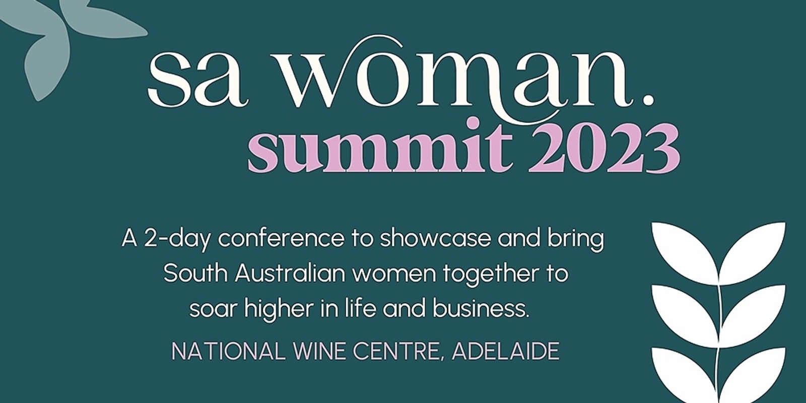 Banner image for SA Woman Summit 2023