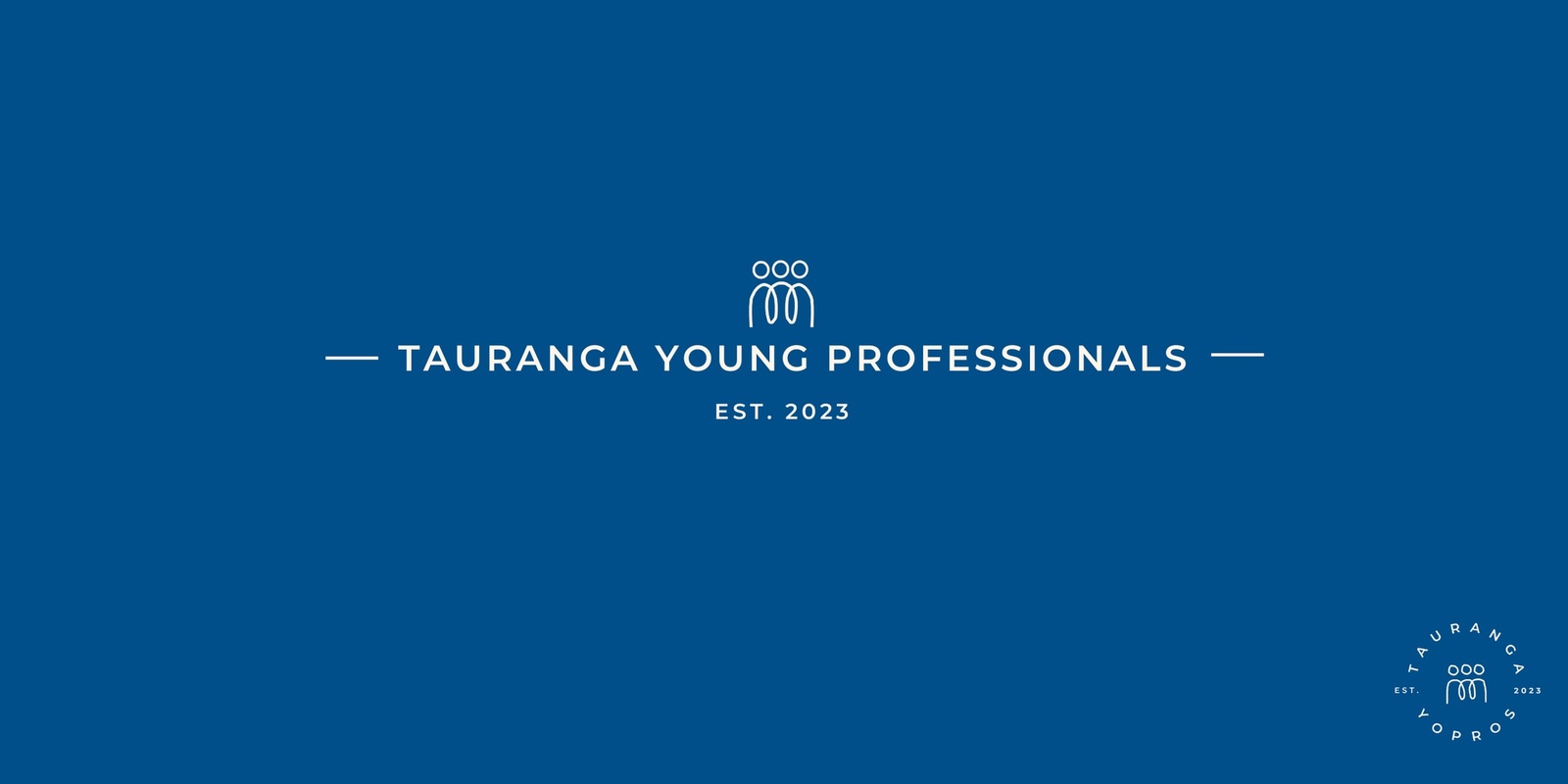 Tauranga Young Professionals Committee's banner