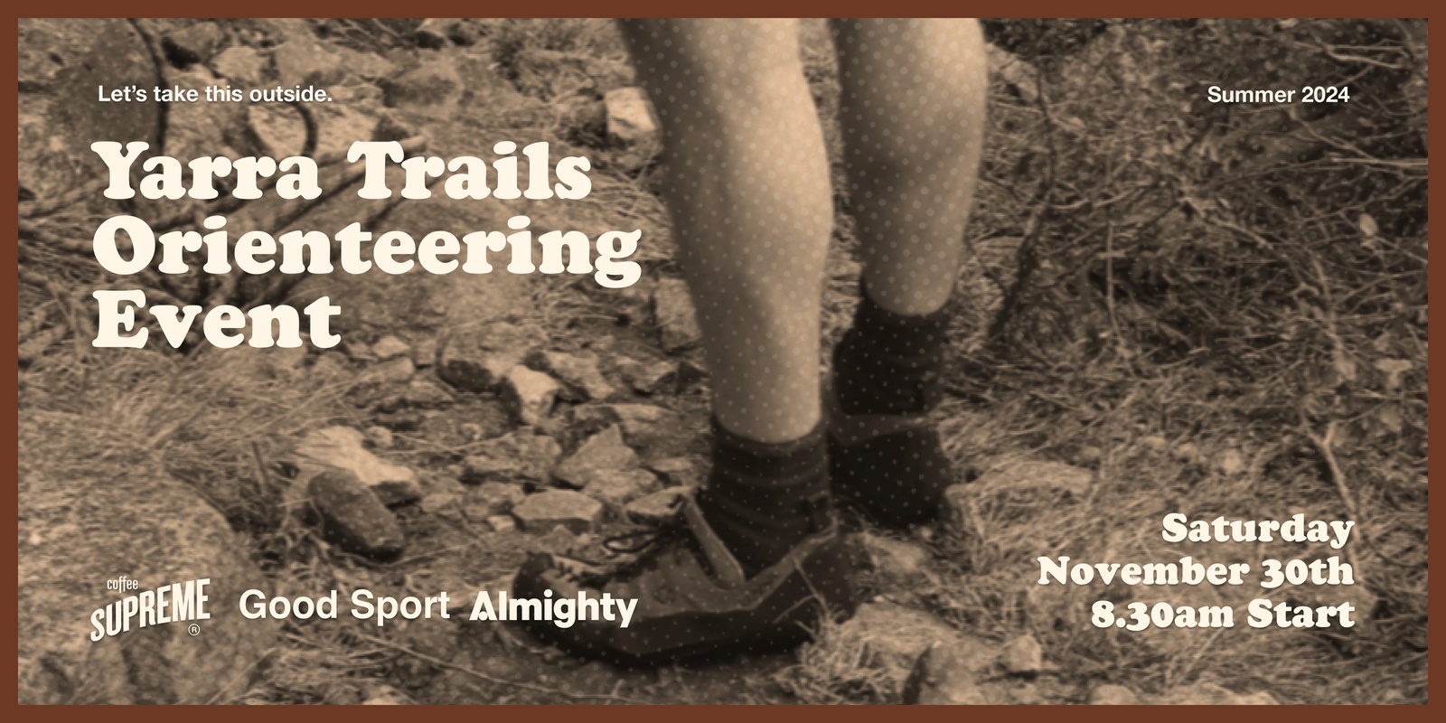 Banner image for Orienteering with Good Sport Magazine, Coffee Supreme and Almighty.