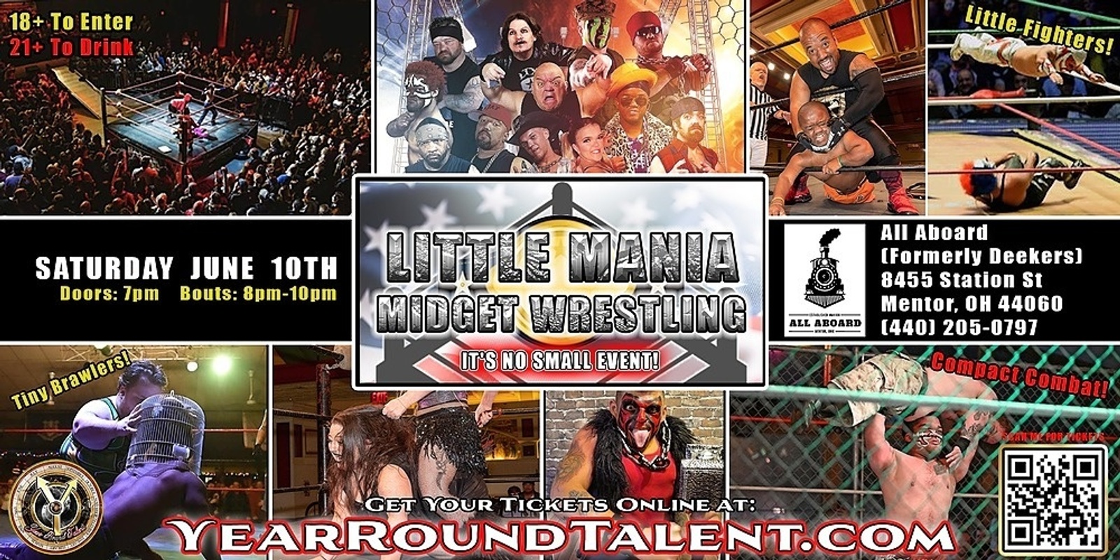 Banner image for Mentor, OH - Little Mania Micro Wrestling Tears Through the Ring!