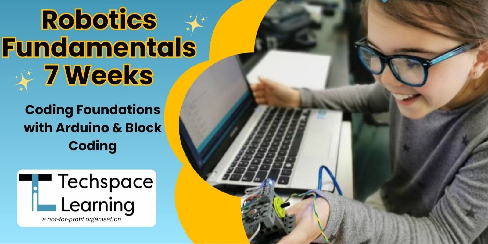 Banner image for Robotics Arduino Fundamentals Block Coding (7wks) (1101) Mt Barker