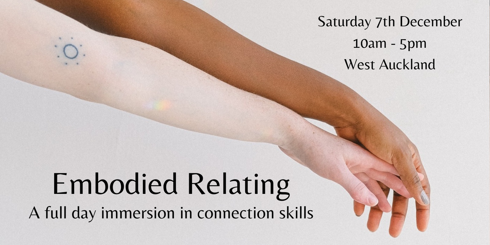 Banner image for Embodied Relating Auckland ~ a full day immersion in connection skills