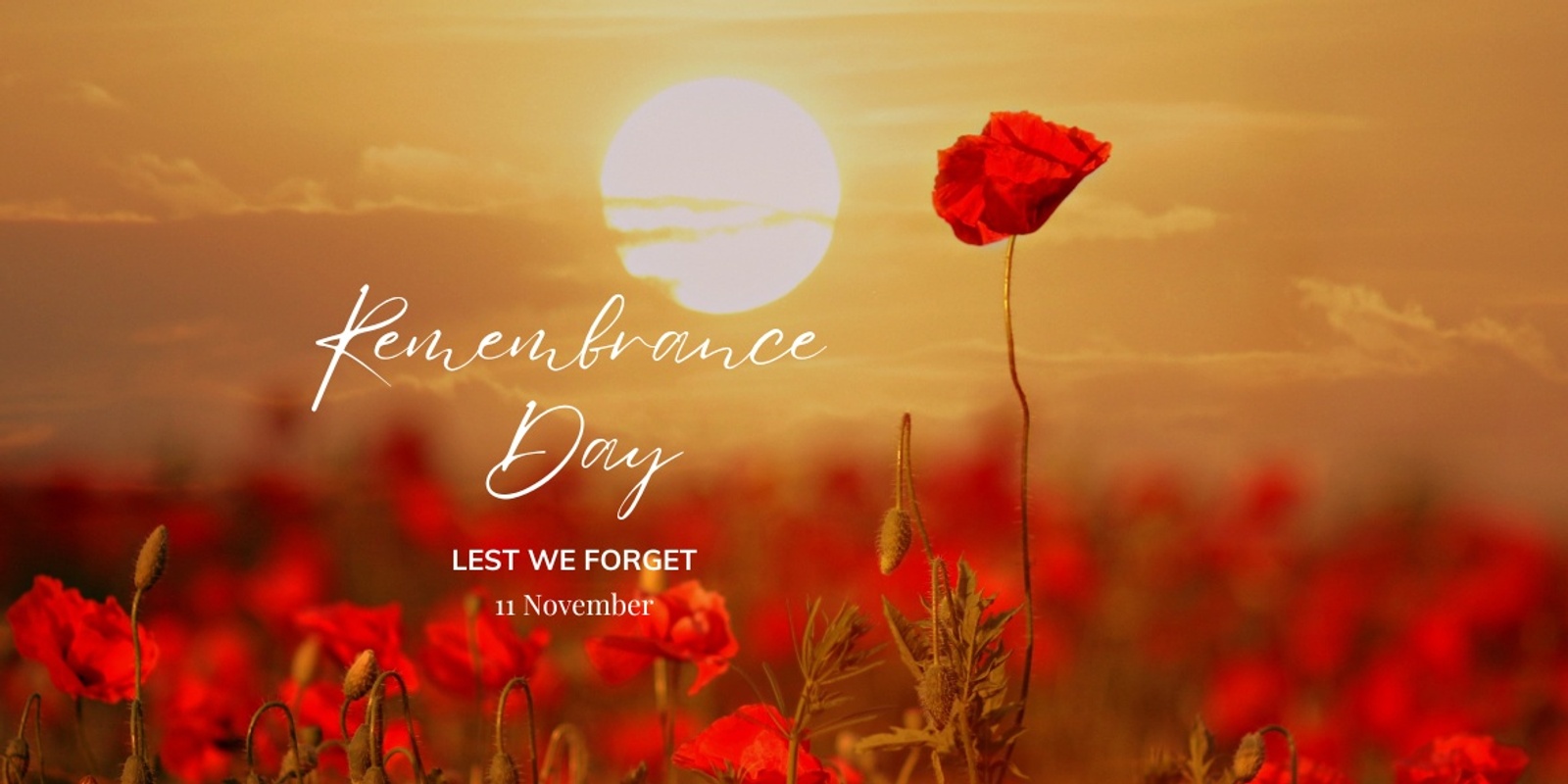 Banner image for Remembrance Day Lunch & Commemorative Service 2024