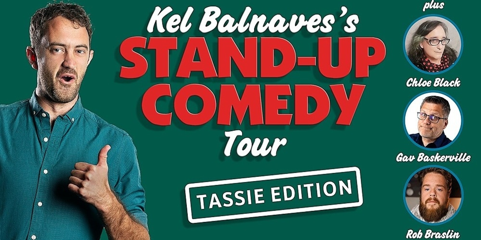 Banner image for Stand up Comedy - Tassie Christmas Tour - Live at The Founders