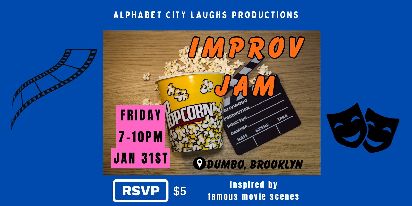 Banner image for IMPROV JAM: theme movies