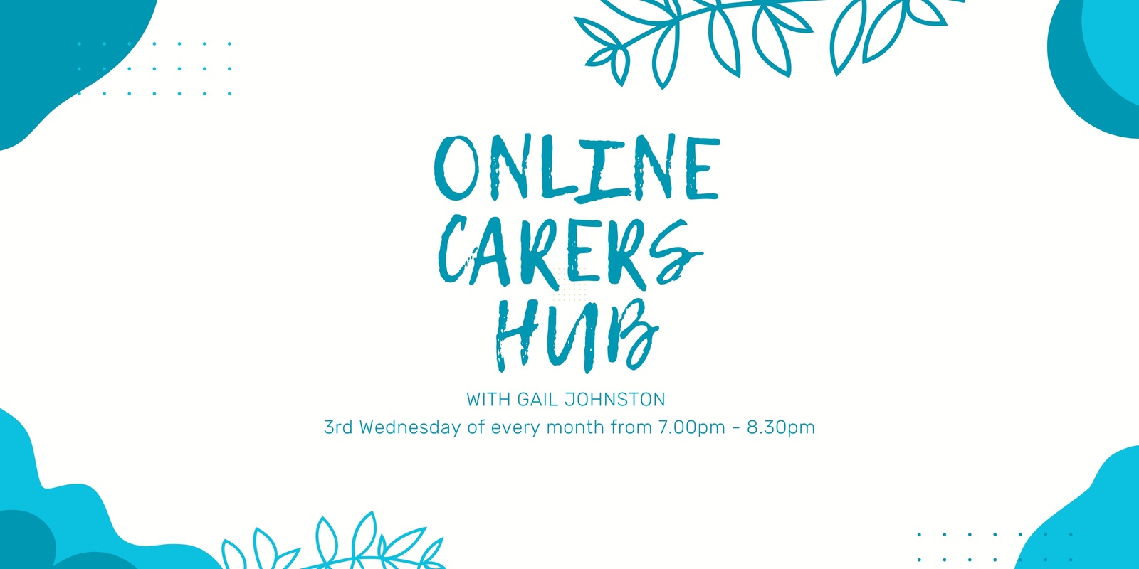 Banner image for Monthly Online Carer Hub with Gail Johnston