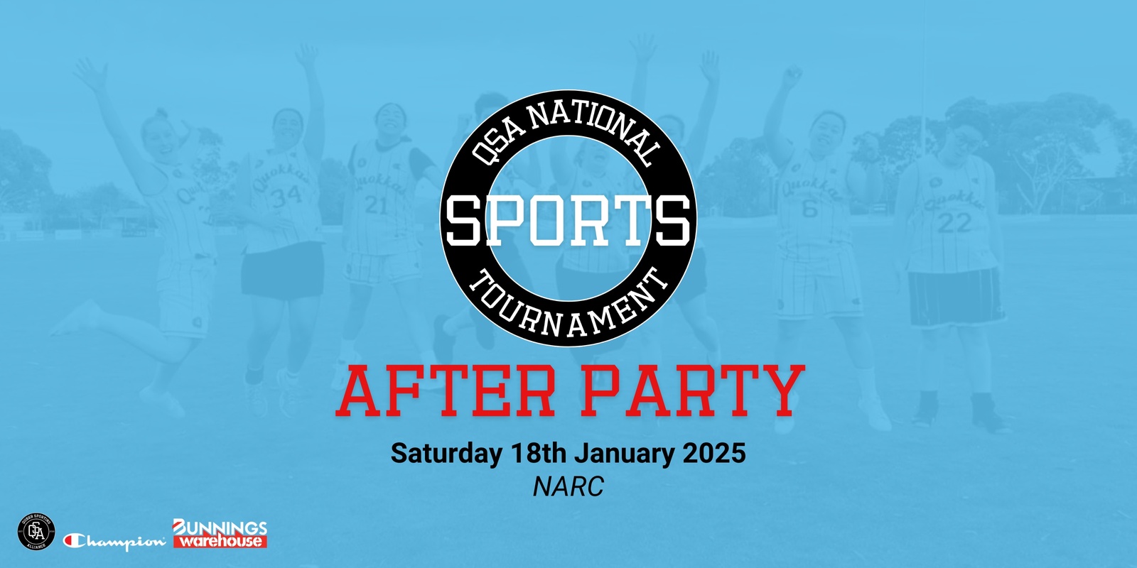 Banner image for QSA x NARC National Sports Tournament After Party