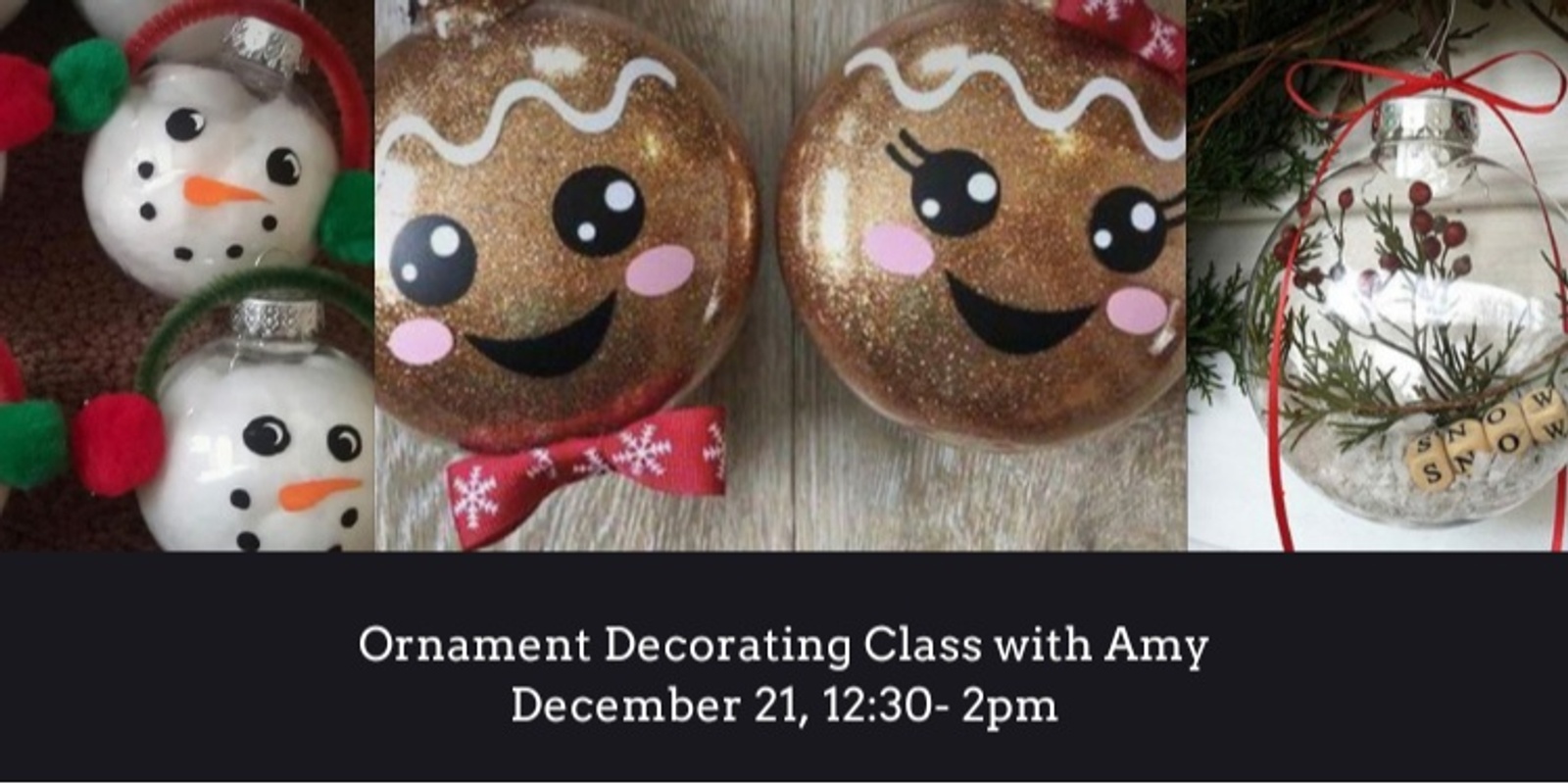 Banner image for Ornament Decorating Workshop with Amy