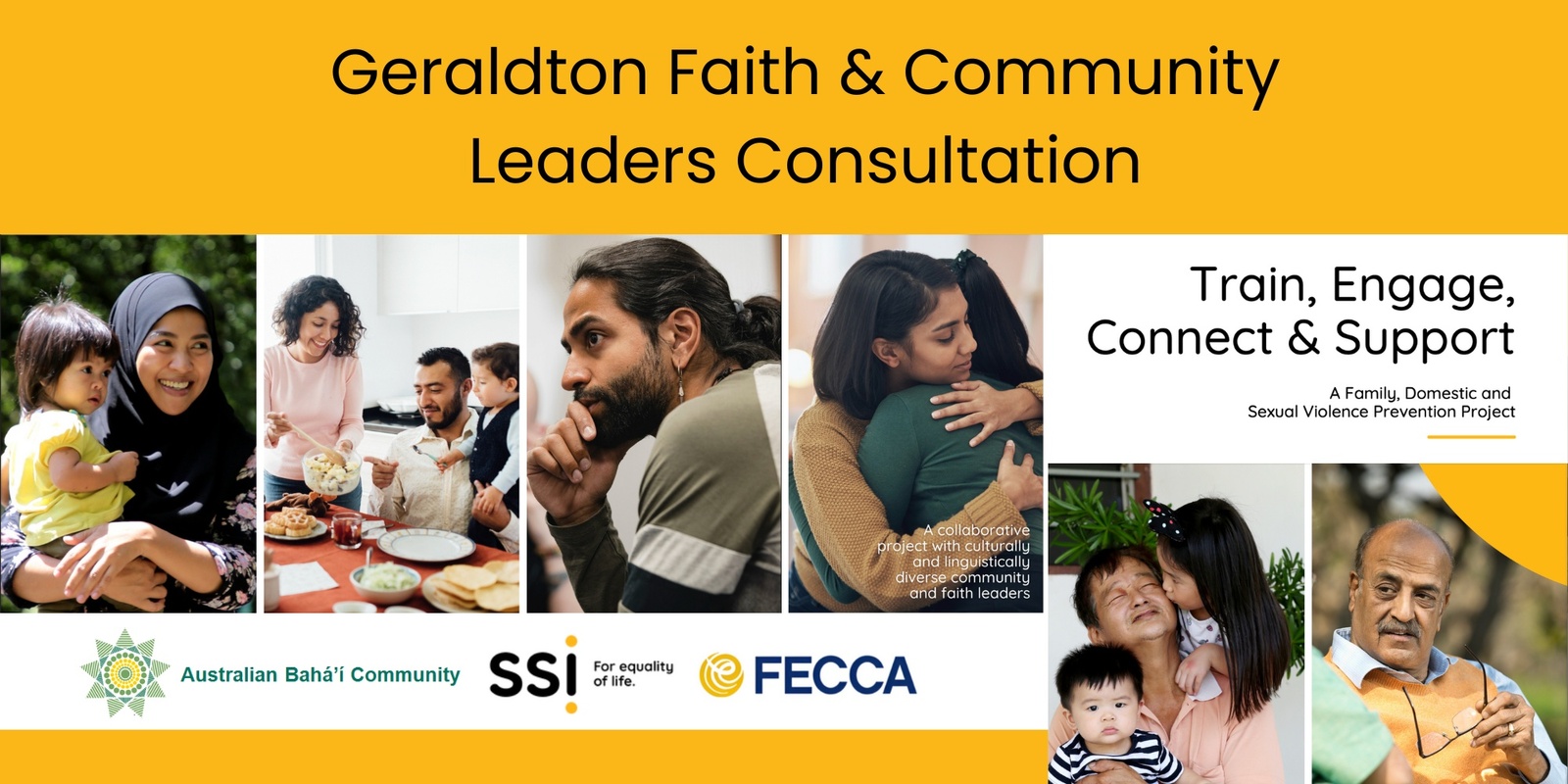 Banner image for Train, Engage, Connect, and Support (TECS) - Geraldton Faith & Community Leaders Consultation