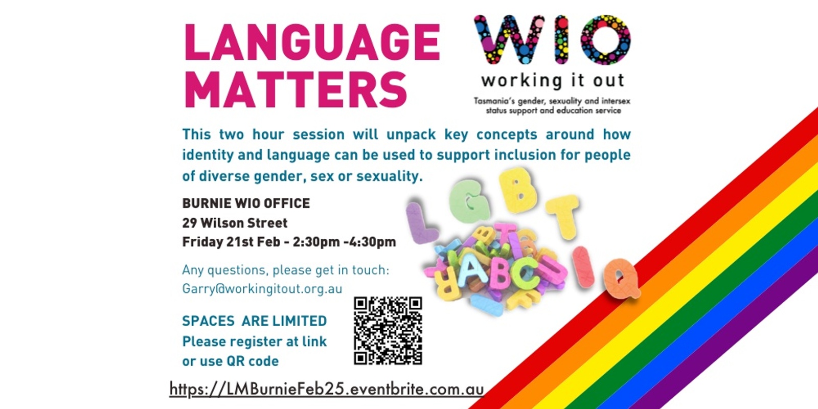 Banner image for Language Matters Training Session - Burnie