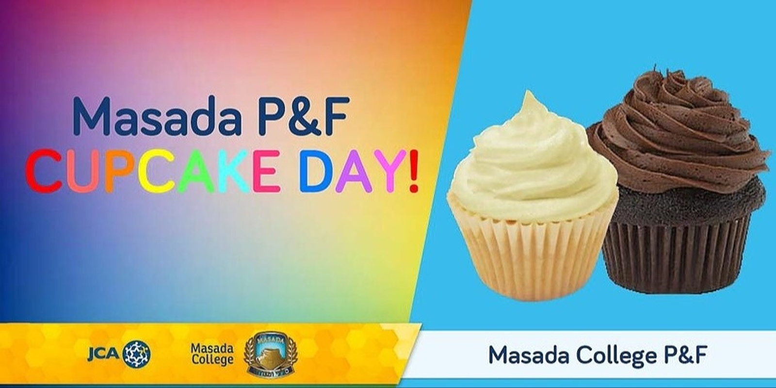 Banner image for Masada P&F Term 2 Cupcake Day