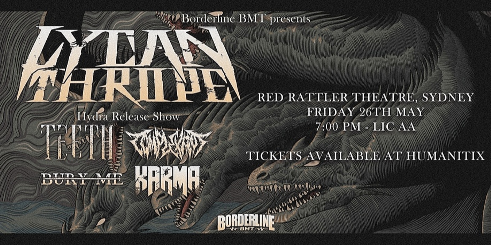 Banner image for Lycanthrope 'Hydra' Release Show - Sydney Lic AA