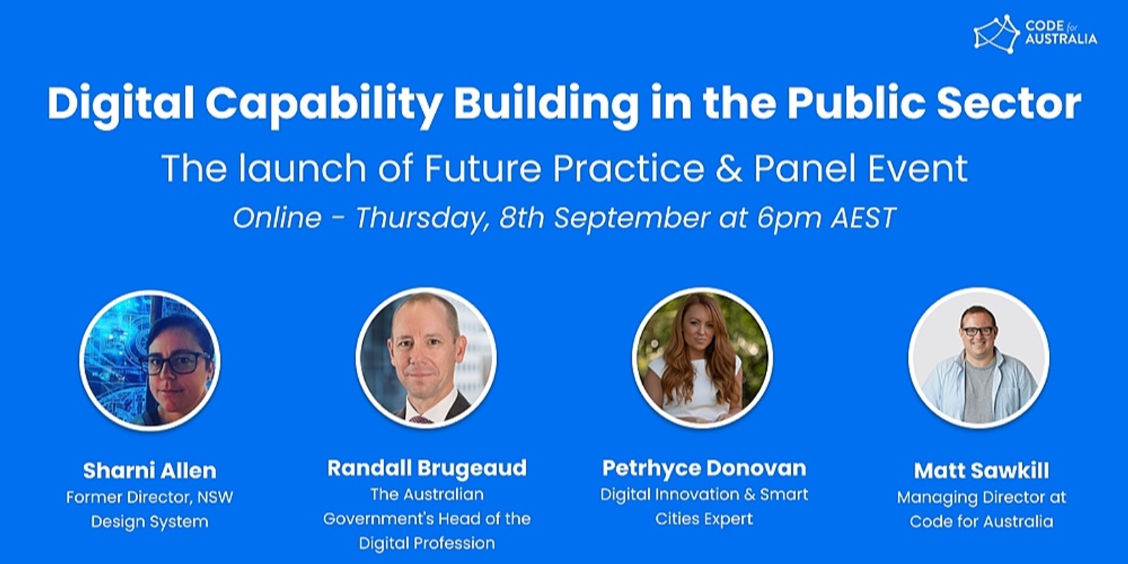 Banner image for Digital Capability Building in the Public Sector: Panel Event & Future Practice Launch