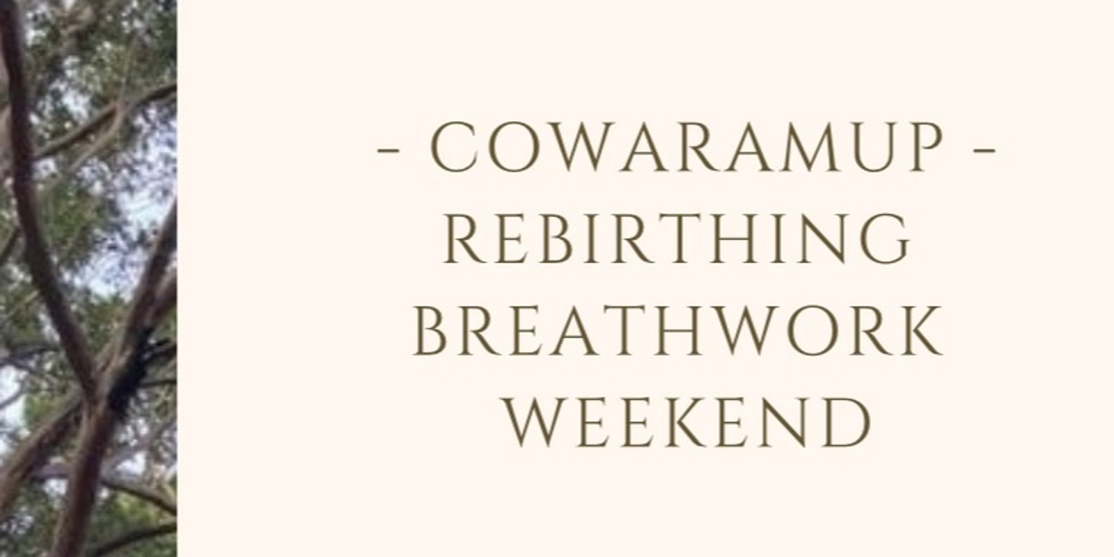 Banner image for Rebirthing Breathwork Mastery - Cowaramup