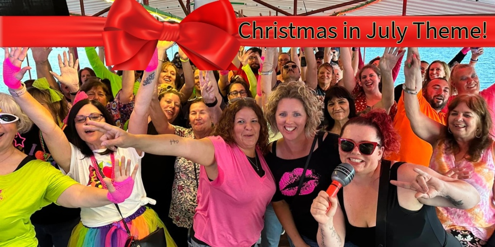 Banner image for 80's Cruise on the Songo River Queen II - Christmas in July!!