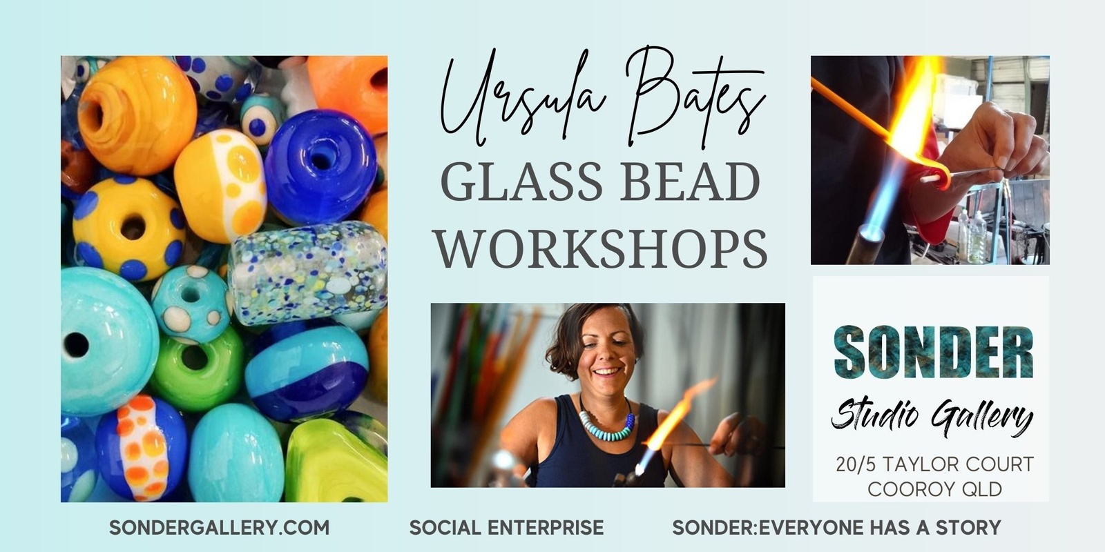 Banner image for Glass Bead Making Workshop 24 August 