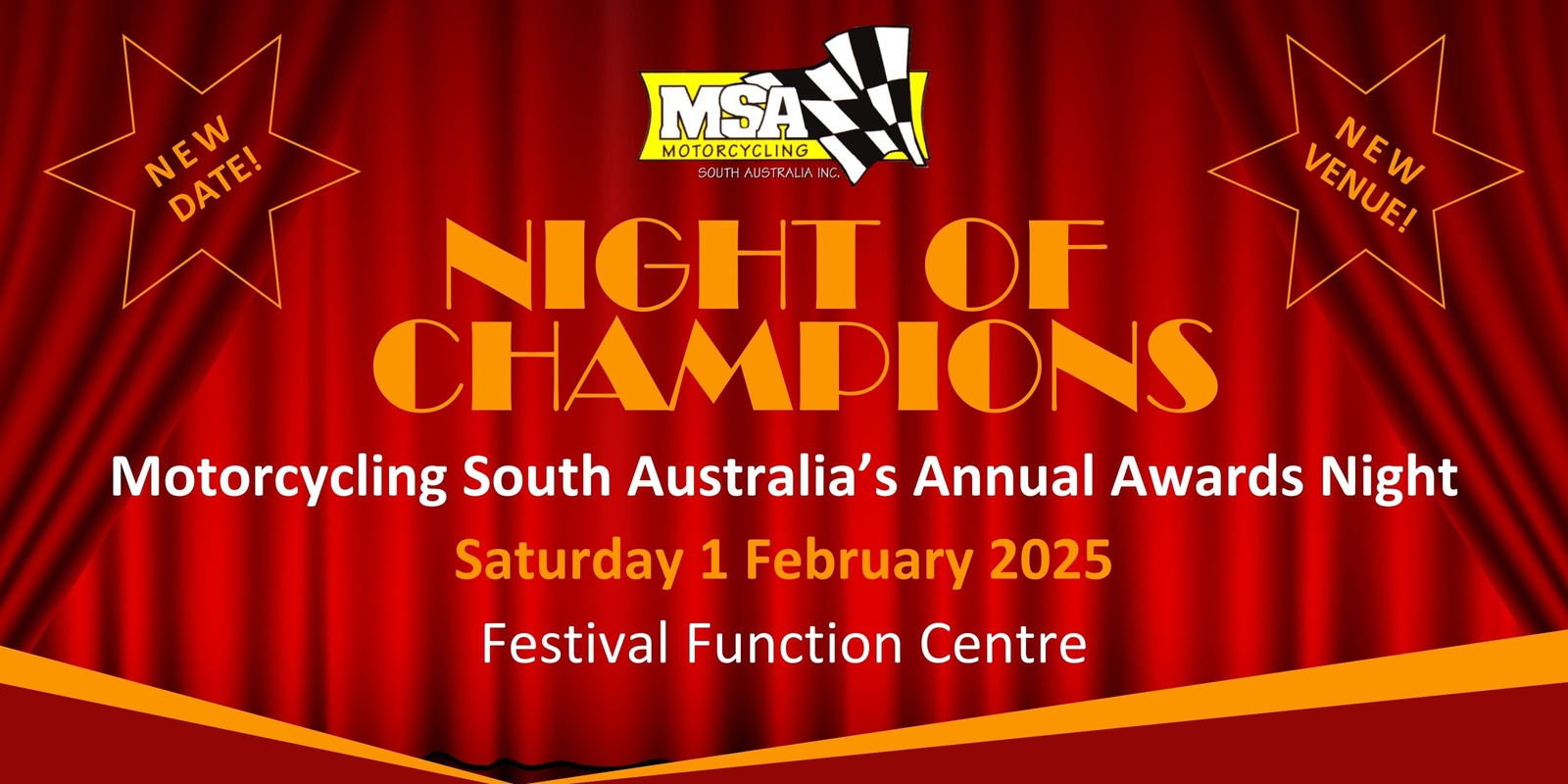 Banner image for Motorcycling South Australia's 2024 Night of Champions