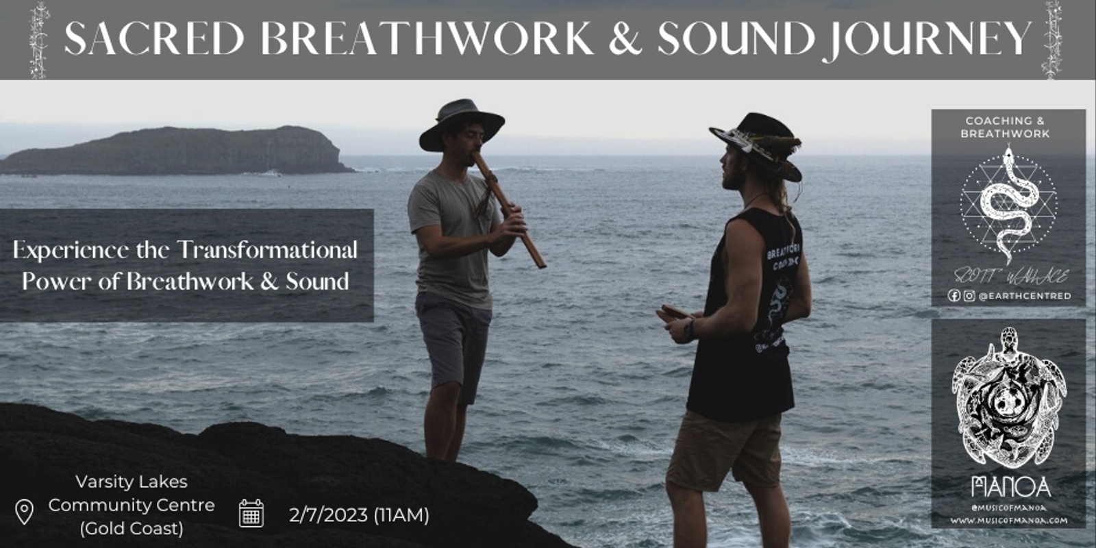 Banner image for Sacred Breathwork & Sound Journey - Gold Coast
