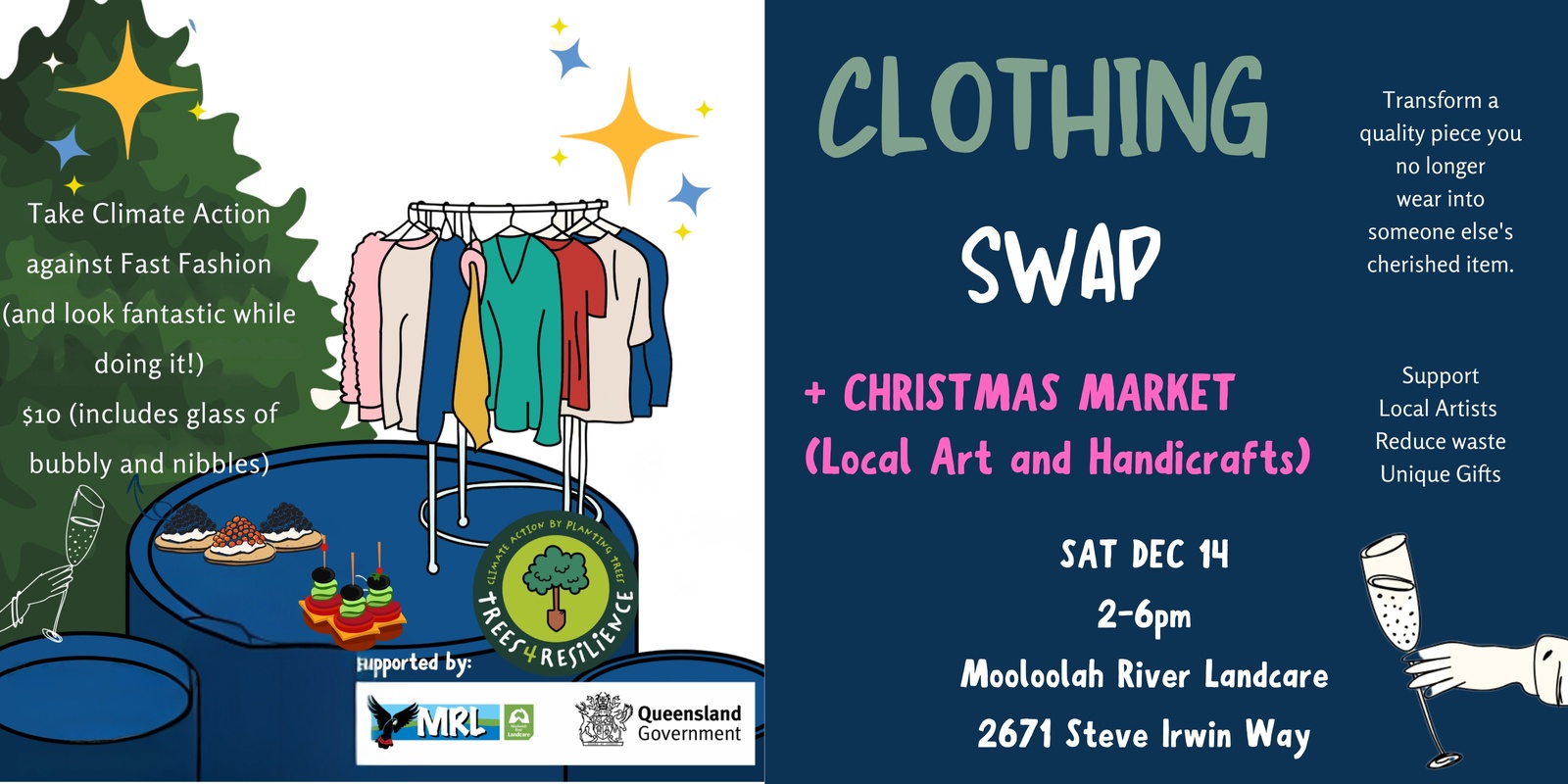 Banner image for Clothing Swap & Christmas Art and Handicraft Market