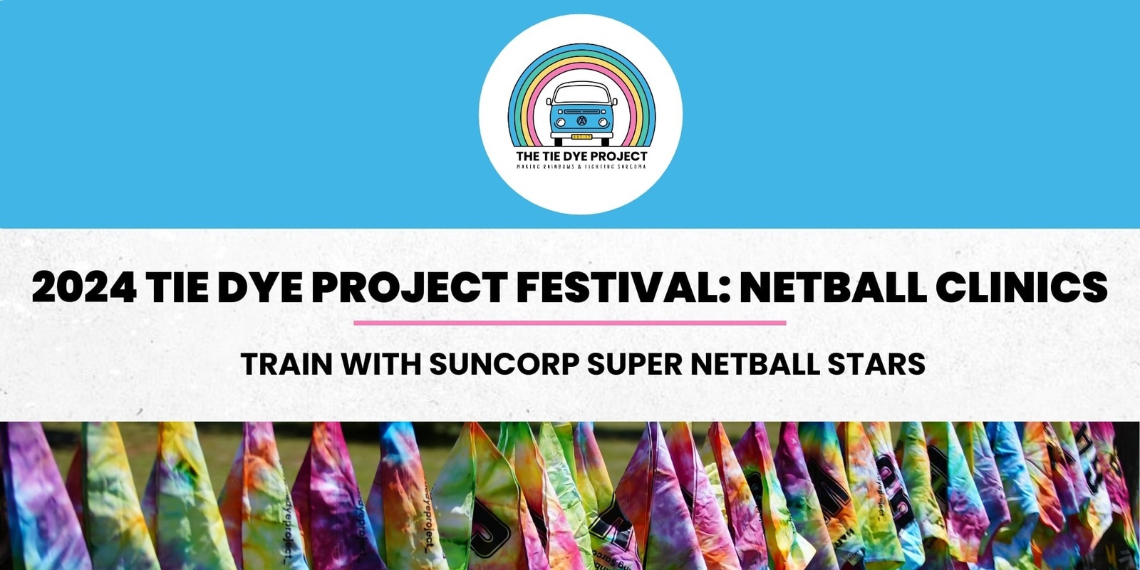 Banner image for The Tie Dye Project | Netball Clinics