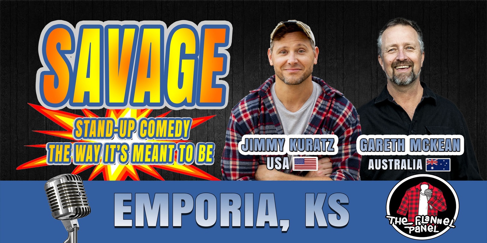 Banner image for STAND-UP comedy ♦ EMPORIA, KS (Champions Landing)