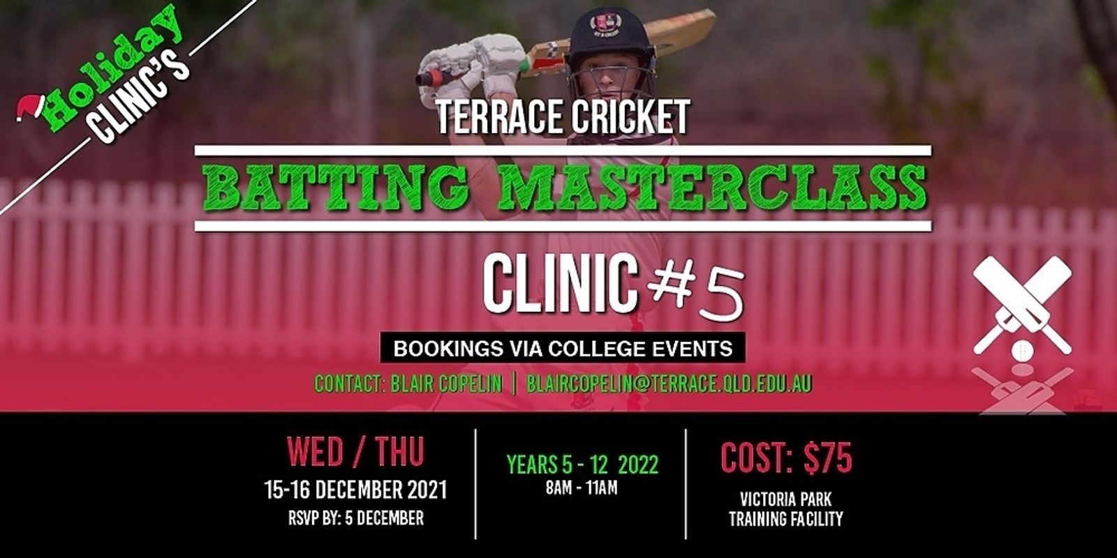 Banner image for Terrace Cricket Batting Masterclass #5