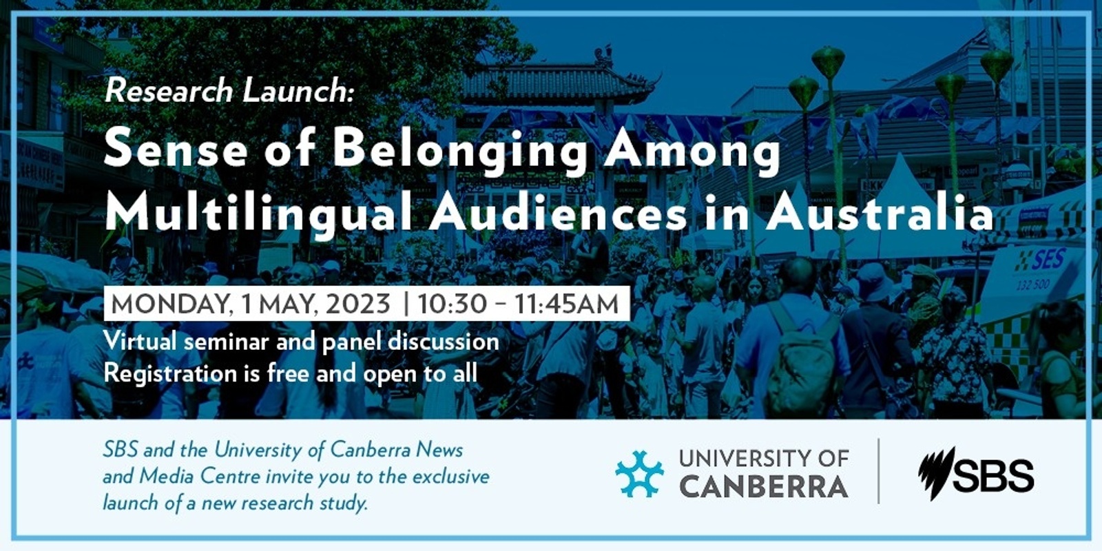 Banner image for Research Launch Event: Sense of Belonging Among Multilingual Audiences in Australia