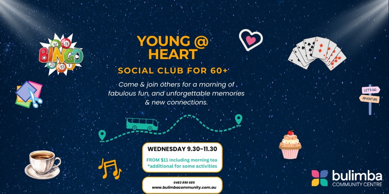 Banner image for YOUNG AT HEART SOCIAL CLUB