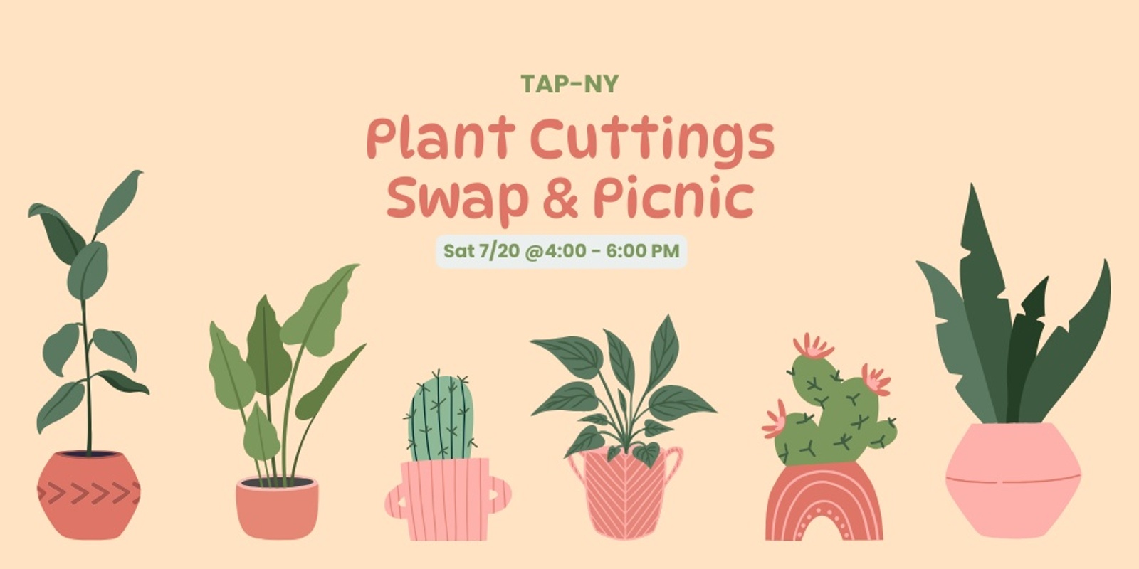 Banner image for TAP-NY Plant Cuttings Swap & Picnic