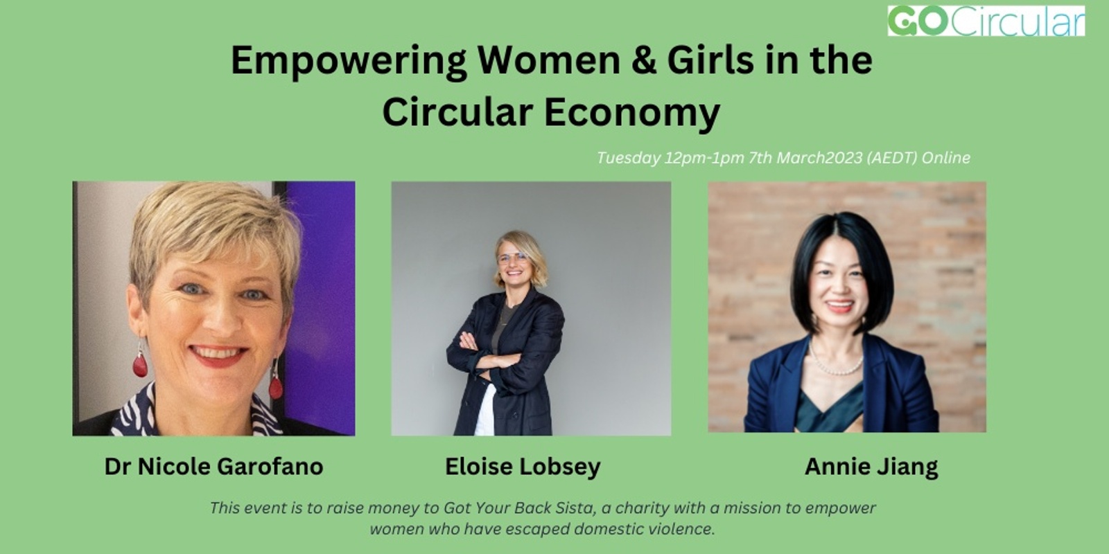 Banner image for Empowering Women & Girls in the Circular Economy