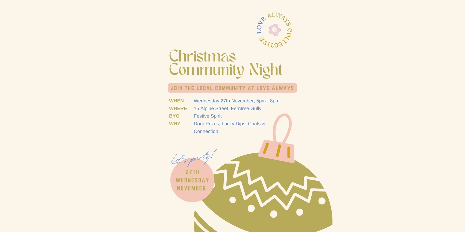 Banner image for Community Christmas at Love Always Collective