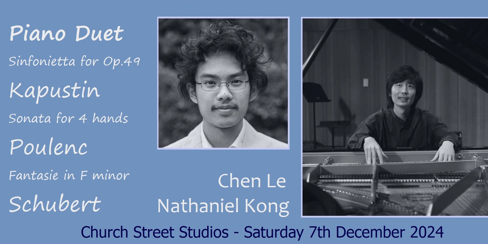 Banner image for Piano Duet @Church Street Studios